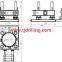 Φ1000mm casing extractor with diesel engine power pack for secant pile，with 880mm reduction insert