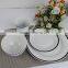 porcelain dinner set with glaze line glaze line dinner set produced in shandong linyi purchase from factory