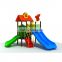 kids outdoor large slide and swing playground equipment