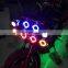 Hot selling  Angel eyes led spot light for Motorcycle  Mini U7  transformer flash led light for Motorcycle