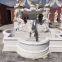 Customized White Marble Pegasus Fountain