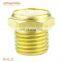 male thread brass air compressor silence valve muffler pneumatic silencer
