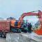 Сервис погрузки гусеничного экскаватора Hitachi ZX70, произведенного в Японии. Погрузка мини-экскаватора Hitachi 7 тонн в Шанхае