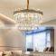 Modern house lighting crystal chandeliers hotel clear Crystal suspended light fittings luminaria Luxury Led crystal lights