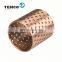 OEM Wrapped CuSn8P Copper Bearing Supplier Rolled Copper Sliding Sleeve Bearing FB092 Rolled Bronze Bushing