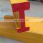 Scaffolding a Wooden Office Timber Beam 12m H Beam, Formwork Timber Construction Beam Wood Graphic Design CN;SIC Carton Yellow