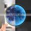 Hot Selling Multi-Color Selection Multifunctional Galaxy Blue Earth Moon Luminous Voice Controlled Brand Wall Clock