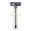 American Metal Matte Black Stainless Steel Custom Double Edge Safety Shaving Razor for Men