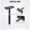 Mens good quality metal double edge blade shaing set private label shaving safety razor and stand