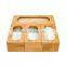 Openable Removable Bamboo Ziplock Bag Food Storage Organizer with Gallon, Quart, Sandwich and Snack Variety Size