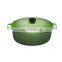 Cast Iron Enamel Couldron Soup Pot Cookware Sets