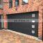 Modern  Flush Steel Sectional Garage Door With Square Window For Homes