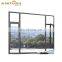 Double Tempered Aluminum Alloy Triple Pane Large Glass Steel Glass Doors Windows Prices Rcal