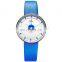 SHENGKE Lovely Lady Watch Unique Design Custom Logo Soft Leather Watch Japan Quartz Movt. Blue Pink Black Green Color Watches