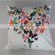 Butterfly Heart Art Style Printed Cushion