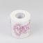 Roll tissue paper and Toilet roll tissue and sanitary toilet paper with plastic film single pack