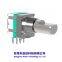 9mm horizontal incremental rotary encoder with press switch, 10 pulse 20 positioning, metal shaft length 12mm, IP67 waterproof