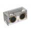 Customized printing portable audio player speaker with brass acoustic speaker 4500mAH innovative music wooden speaker