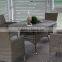 Worldwide selling grey Rattan royal 2016 dining rattan set