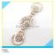 Crystal Zinc Aolly Chian Double Heart Design Glass Stone Chain Belt 2.5x13.5cm