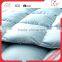 White quilted goose down feather quilt