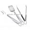 Hot sell 18/8 stainless steel 3 Piece Grilling Tools Set with Grill Glove                        
                                                Quality Choice