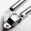 2015 hot Stainless steel Hand garlic Squeezer Garlic Press Kitchen Garlic Presser+silicone tube peeler