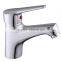 CE Listed Chrome Plated Brass Single Handle Basin Faucets