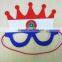 New design Halloween Paraguay flag felt mask