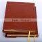 Custom leather cover notebook printing with logo