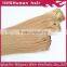 new products High quality cheap 100% Brazilian human hair clip in hair extension