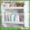 2 Layers Plastic Bathroom Shelf Kitchen Storage Shelf With Super Suction for bathroom shelf