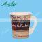 7oz disposable paper cup with handle can be recycled
