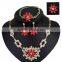 Women Bridal Wedding Jewelry Sets Charm Crystal Flower Pendant Jewelry Sets Shininy Bijoux Femme 2016