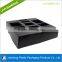 Black PET/PS Disposable plastic tray for electronics component