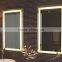 Bathroom Usage Contemporary Style Illuminated Feature Wall Mounted Mirror