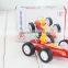 2015 Wholesale Wooden Racing Back Car Kids Wooden Crafts Toys