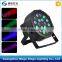 decorative led disco dj 18pcs led mini flat par rgb stage light