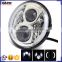BJ-HL-017 High Quality 12V Aluminum 7" Round Projector HID Headlight Motorcycle LED Headlamp For Harley Davidson