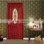 100% solid wood dampproof art glass insert door for bathroom