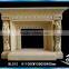 Artificial fireplace mantel
