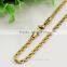 latest model stainless steel jewelry 18k gold necklace designs
