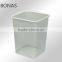 Rectangle advertising trash can