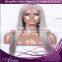 14 inch SHORT STRAIGHT LACE FRONT WIG SYNTHETIC HAIR BLACK AND LIGHT GRAY COLOR