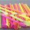 New Design Colorful Plastic Straw with Spoon