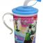 promotional 3d lenticular printed PP cup with handle