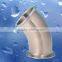 Sanitary stainless steel 90 deg weld bend sanitary pipe fittings