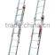 Aluminium en131 tool stool scaffold work platform multipurpose household steel step extension telescopic folding ladder