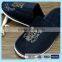 hot sale beauty hotel plush slipper with embroidery logo