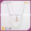 N74312K01 STYLE PLUS long elegant layered necklace pendant chain necklace jewelry imitation coral beads necklace jewelry set